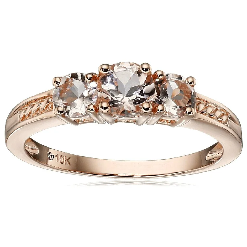 10KT GOLD Morganite Ring