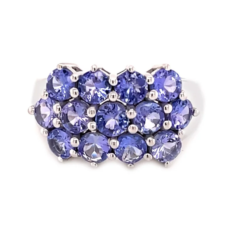 925 Sterling Silver Tanzanite Gemstone Ring