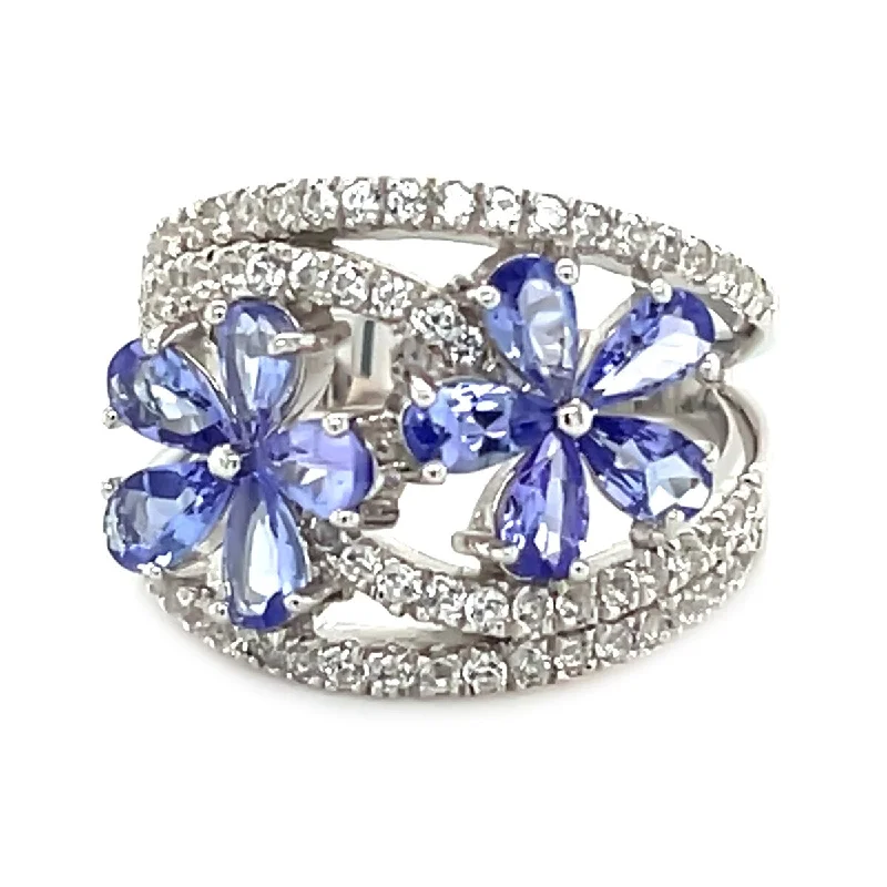 925 Sterling Silver Tanzanite Ring