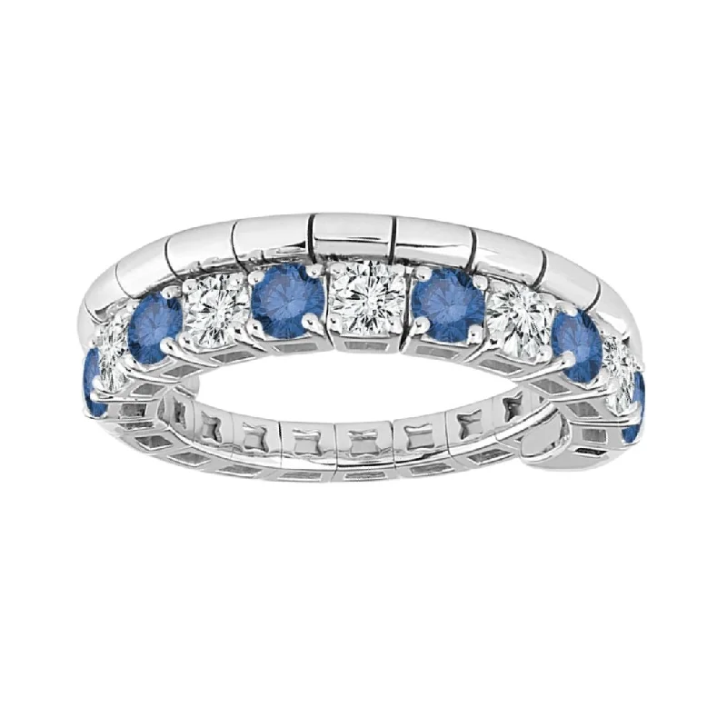 Blue Diamond Ring (Blue Diamond 0.56 cts. White Diamond 0.46 cts.)