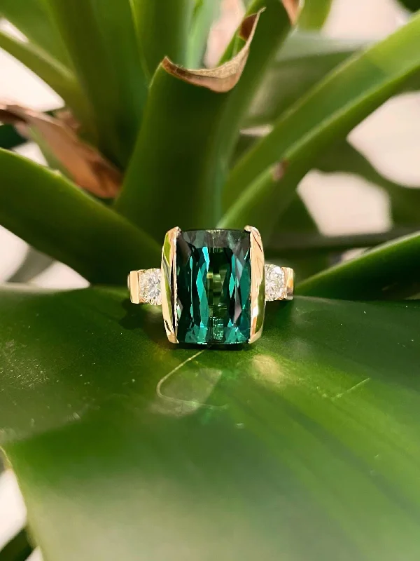 Green Tourmaline Ring