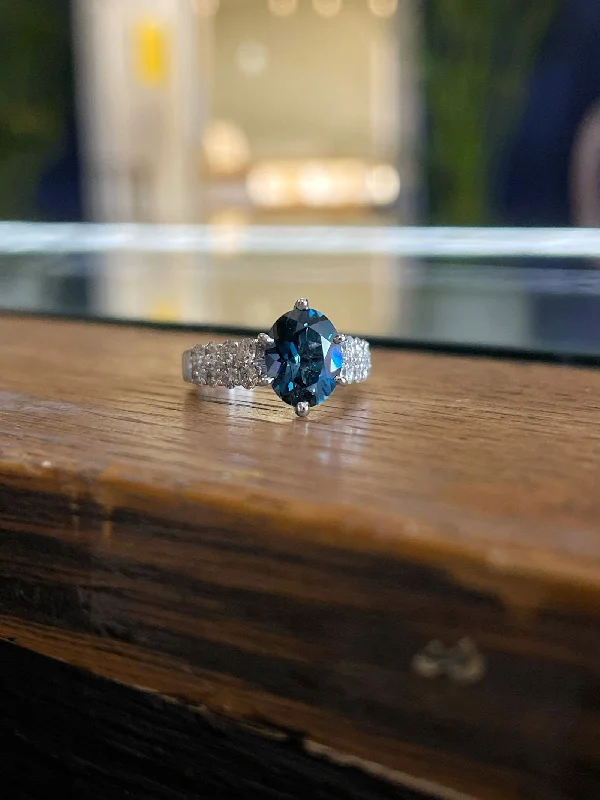 London Blue Topaz Ring