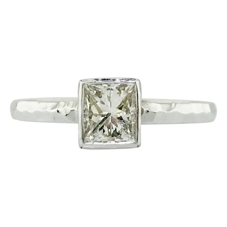 Princess Cut Diamond Handmade Ring