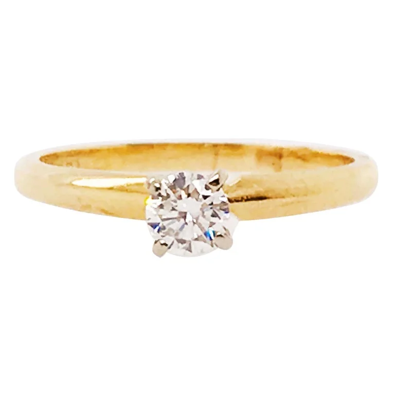 Round Brilliant Diamond Solitaire Ring