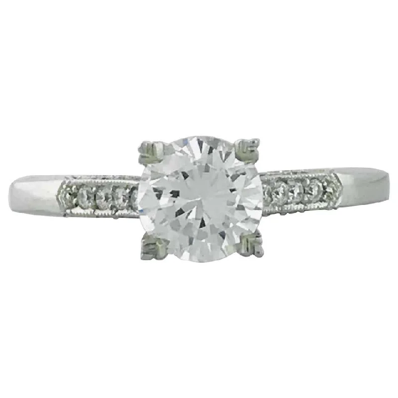 Tacori GIA .70 Carat Round Diamond Ring