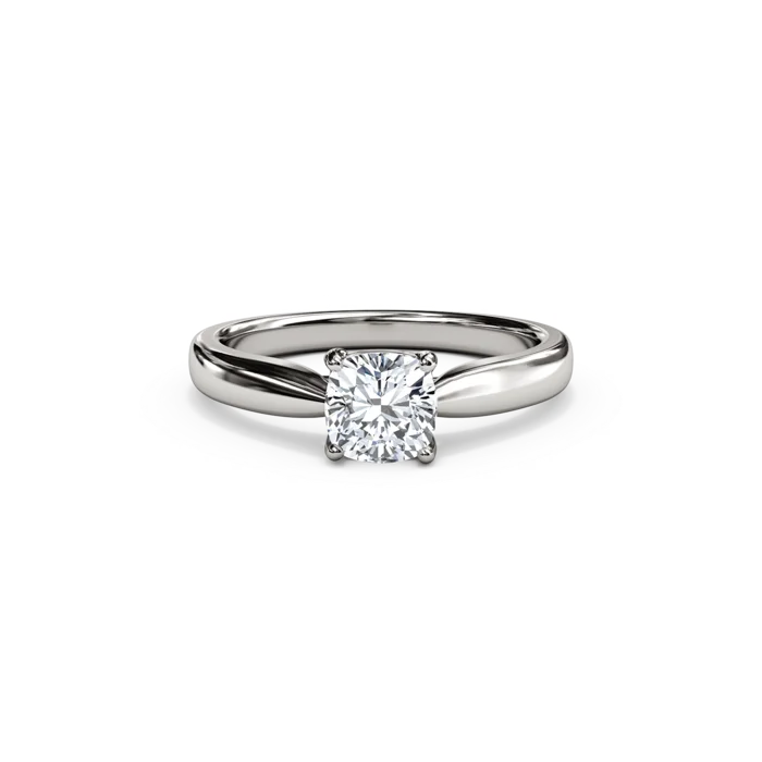 The Studio Collection Trellis Cushion Cut Diamond Engagement Ring