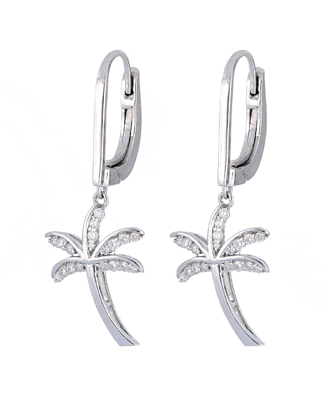 White Diamond Earrings (White Diamond 0.16 cts.)