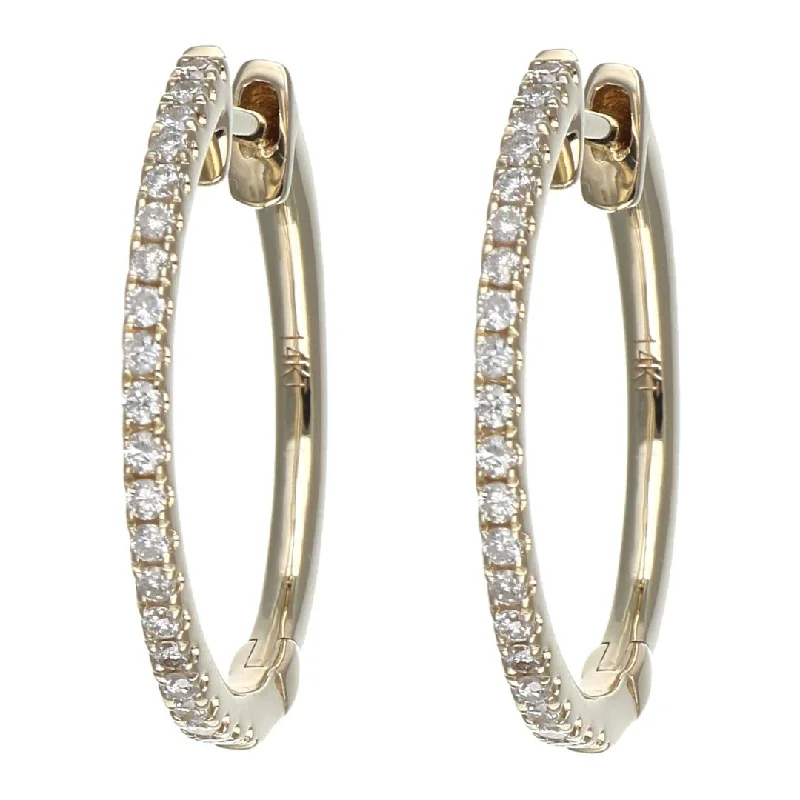 White Diamond Earrings (White Diamond 0.25 cts.)