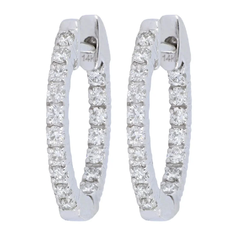 White Diamond Earrings (White Diamond 0.48 cts.)