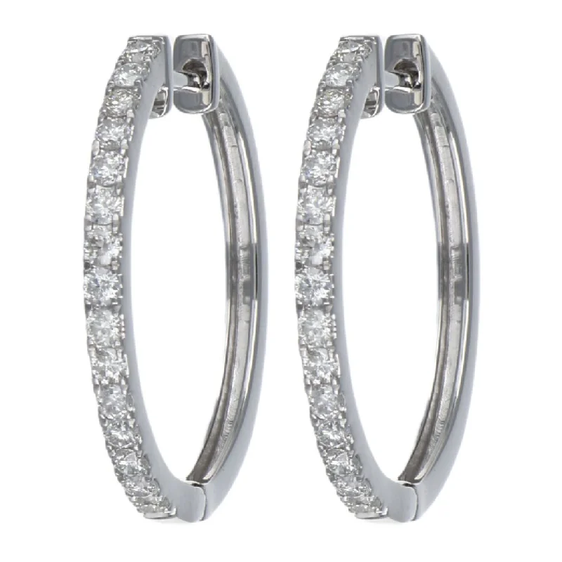 White Diamond Earrings (White Diamond 0.49 cts.)