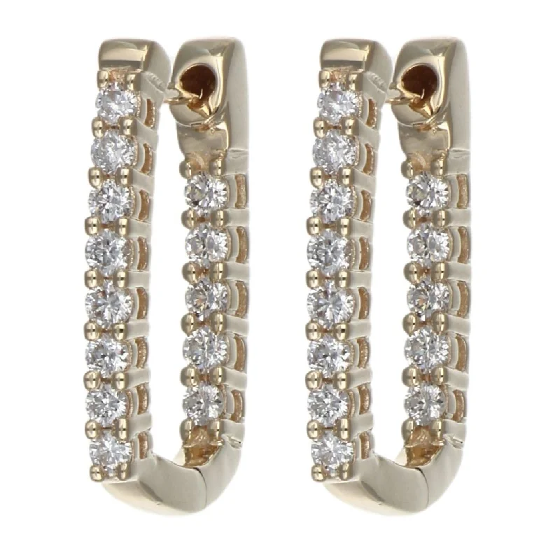 White Diamond Earrings (White Diamond 0.49 cts.)