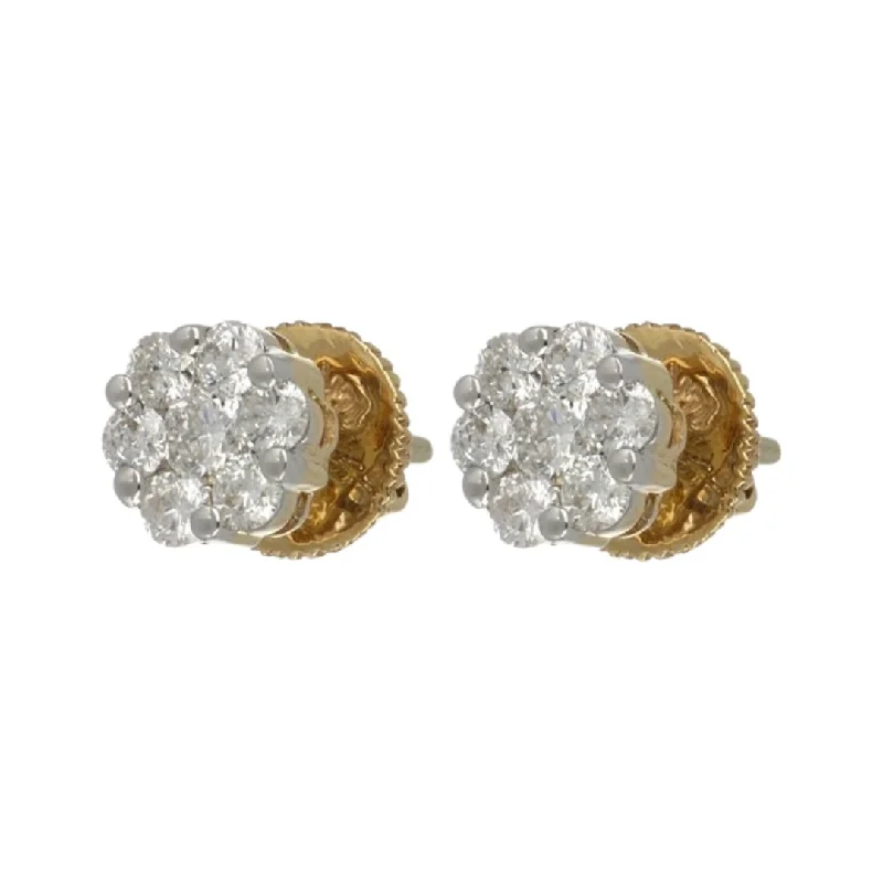 White Diamond Earrings (White Diamond 0.5 cts.)