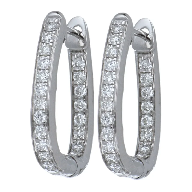 White Diamond Earrings (White Diamond 0.72 cts.)