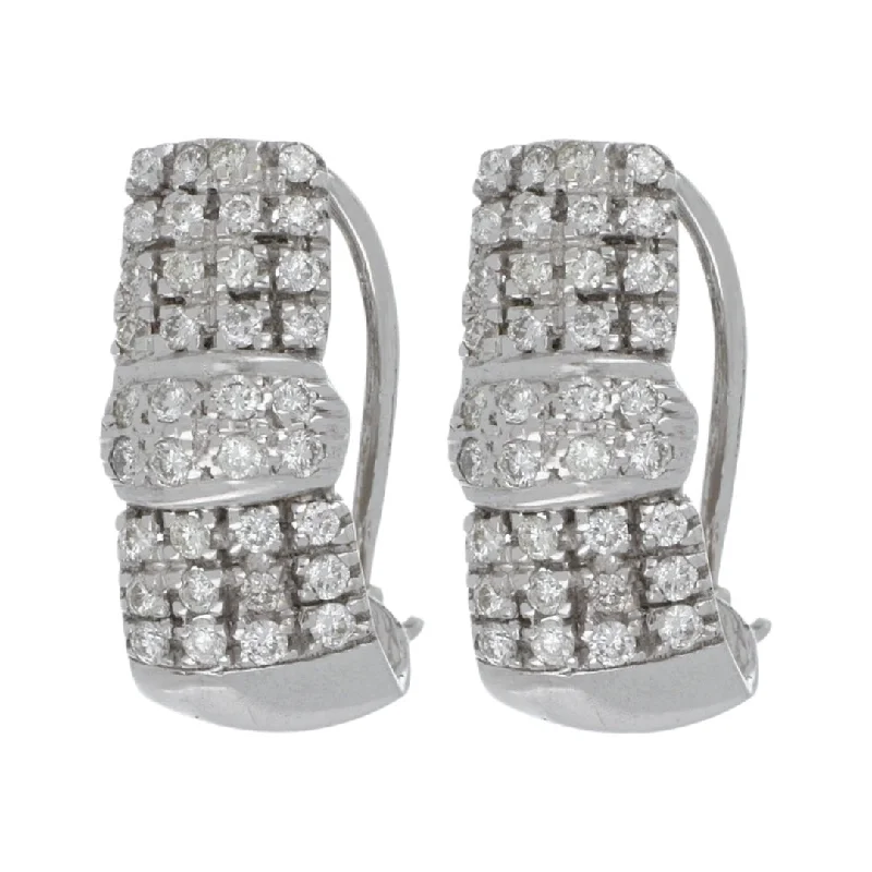 White Diamond Earrings (White Diamond 0.9 cts.)