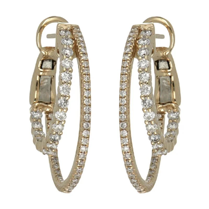 White Diamond Earrings (White Diamond 0.95 cts.)