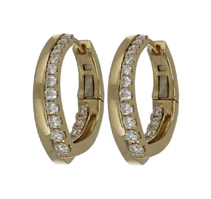 White Diamond Ladies Earrings (White Diamond 1.03 cts.)