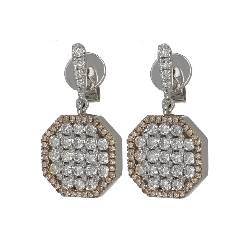 White Diamond Ladies Earrings (White Diamond 1.05 cts.)