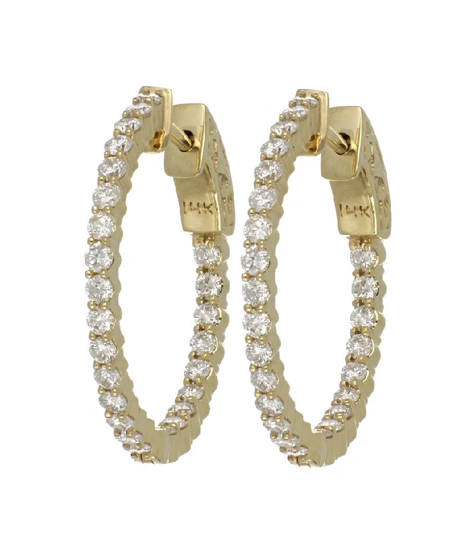 White Diamond Ladies Earrings (White Diamond 1.07 cts.)