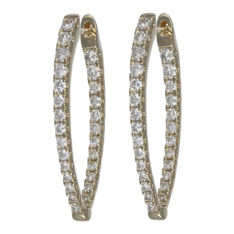 White Diamond Earrings (White Diamond 1.1 cts.)