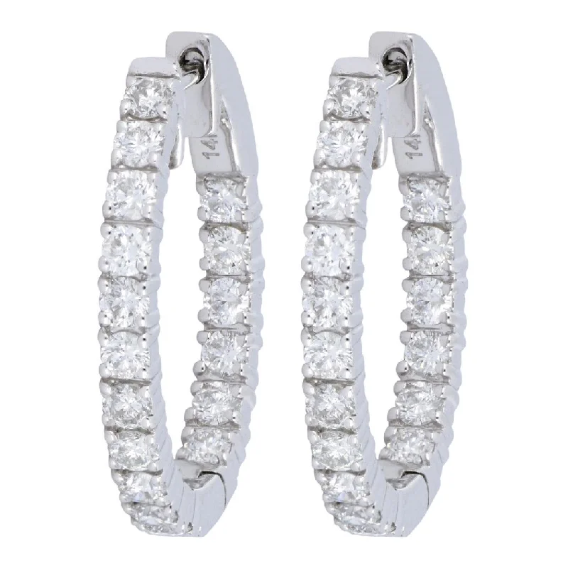 White Diamond Earrings (White Diamond 1.52 cts.)