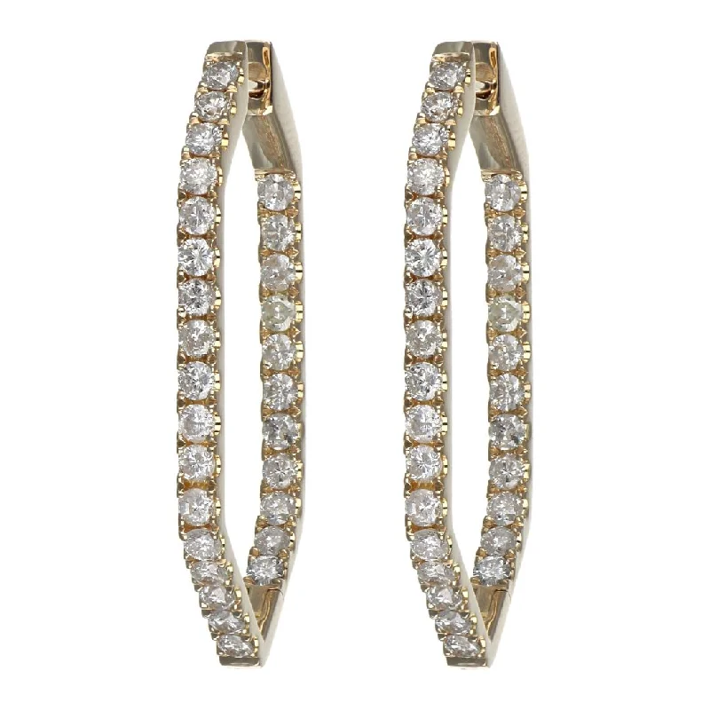 White Diamond Earrings (White Diamond 1.7 cts.)