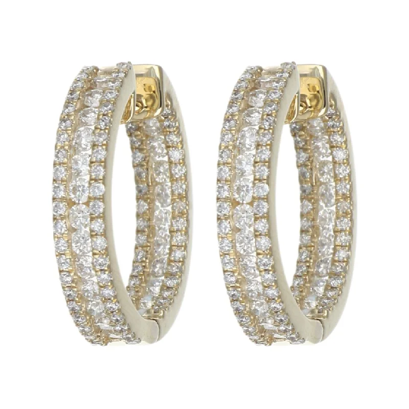 White Diamond Earrings (White Diamond 1.81 cts.)