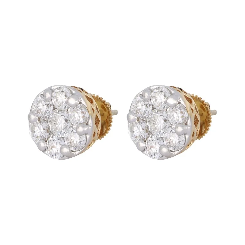 White Diamond Earrings (White Diamond 3.07 cts.)