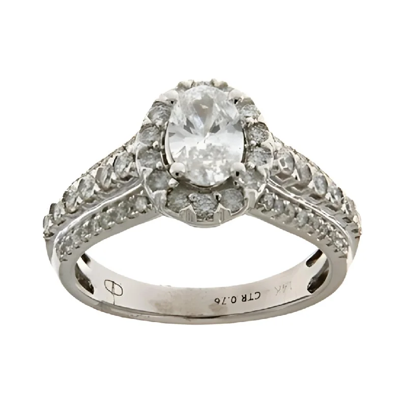 White Diamond Ring (White Diamond 0.75 cts. White Diamond 1.5 cts.)