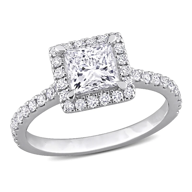 Created Forever 1 1/2ct TDW Lab-Grown Diamond Ring 14k White Gold