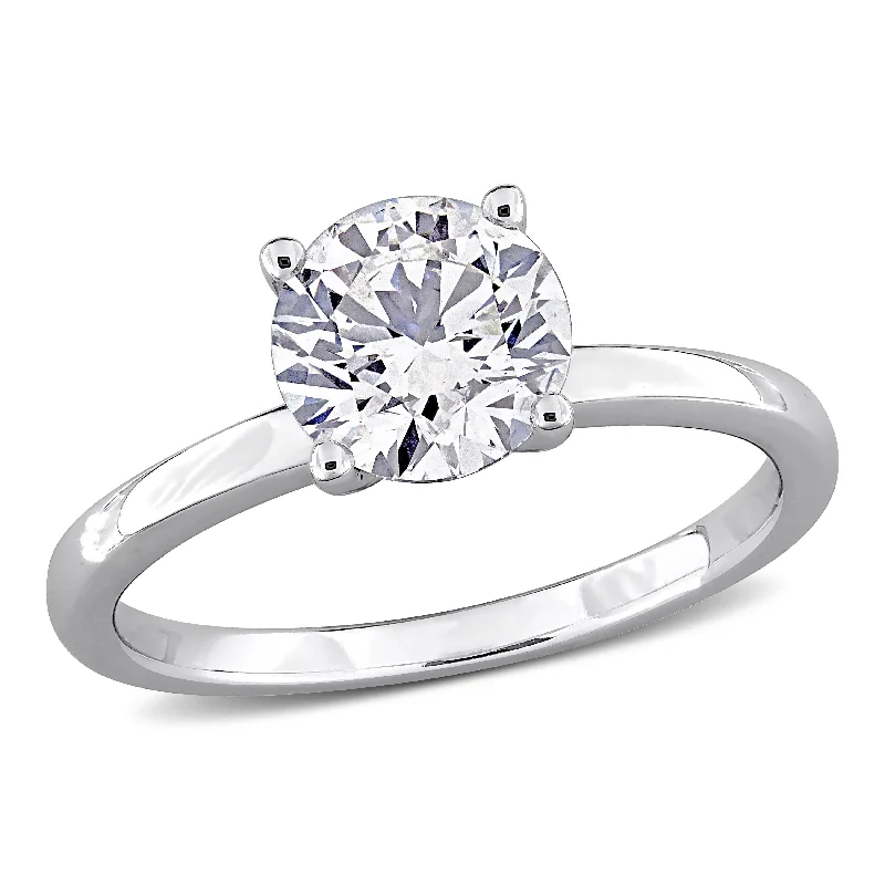 Created Forever 1 1/2ct TW Lab-Grown Diamond Solitaire Engagement Ring in 10k White Gold