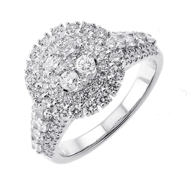 14KT WHITE GOLD DIAMOND(1 5/8CTW) RING