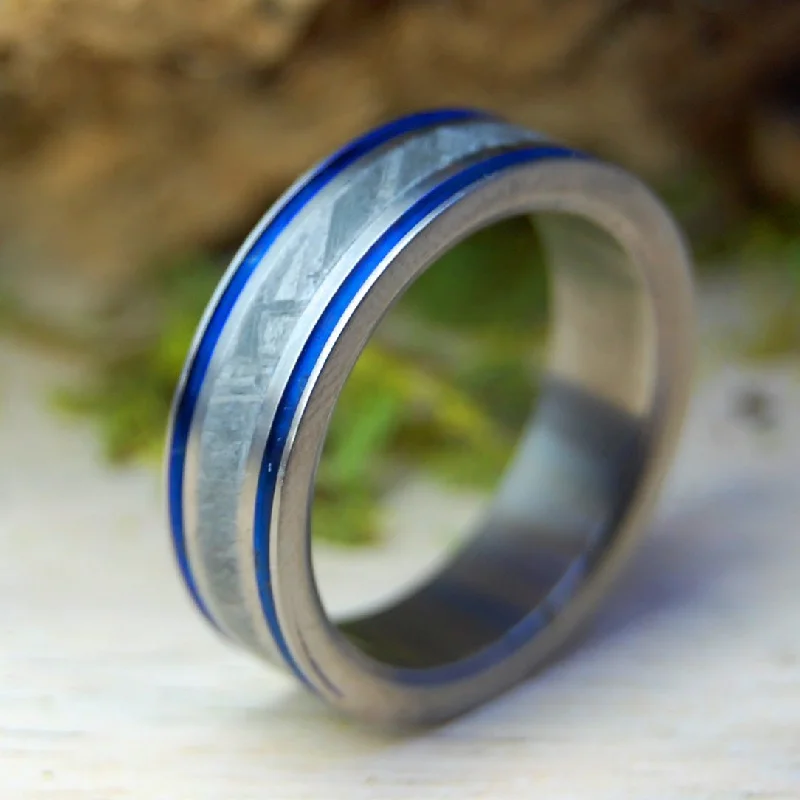 Intergalactic Fantastic | Men's Meteorite & Titanium Wedding Ring