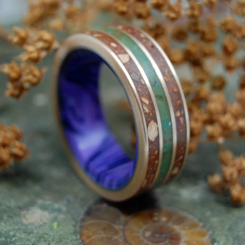 The Good Life | Men's Marijuana, Red Sox Dirt, Woolly Mammoth Tusk & Titanium Wedding Ring