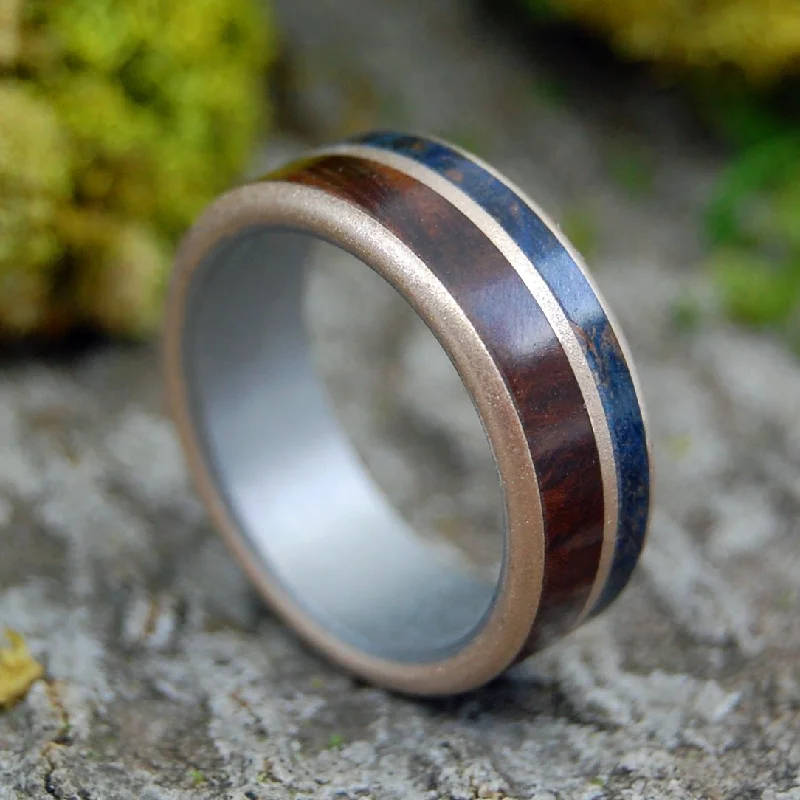 Manzanita Maple Bronze | Men's Manzanita Wood, Maple Wood, Bronze & Titanium Wedding Ring