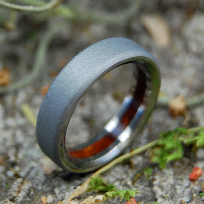 Texas Mesquite | Men's Mesquite Wood & Titanium Wedding Ring