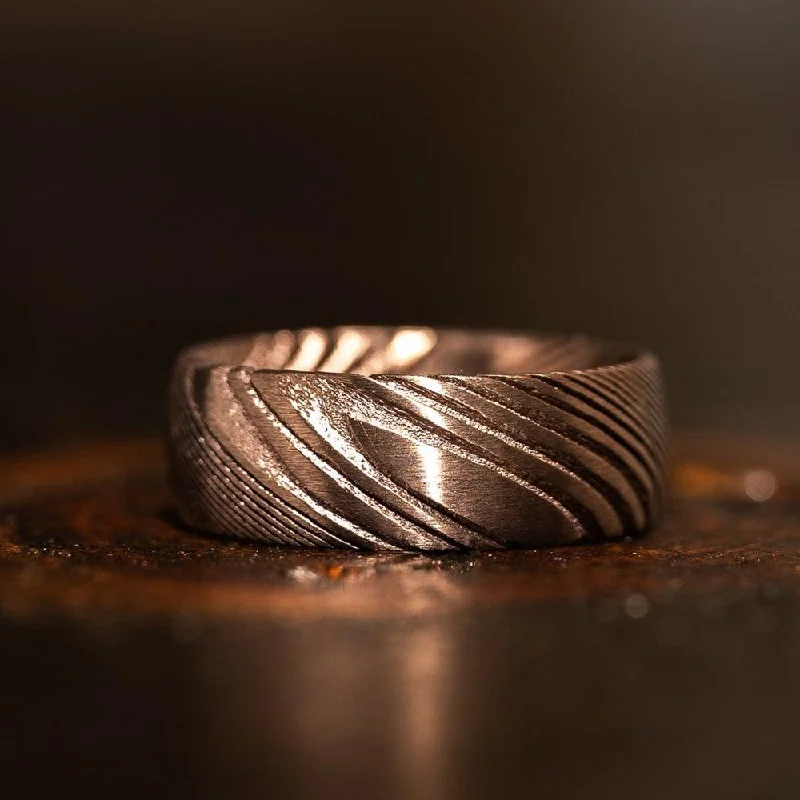 "Poseidon" Coffee Plated Ring