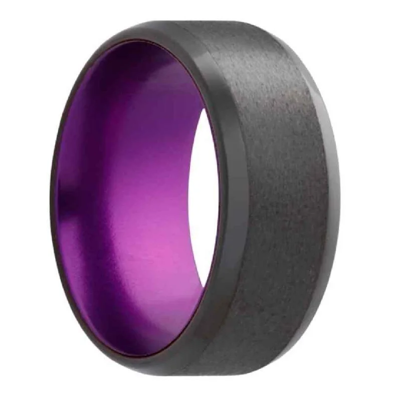 TYRIAN | Men's Zirconium Wedding Ring | 6mm & 8mm